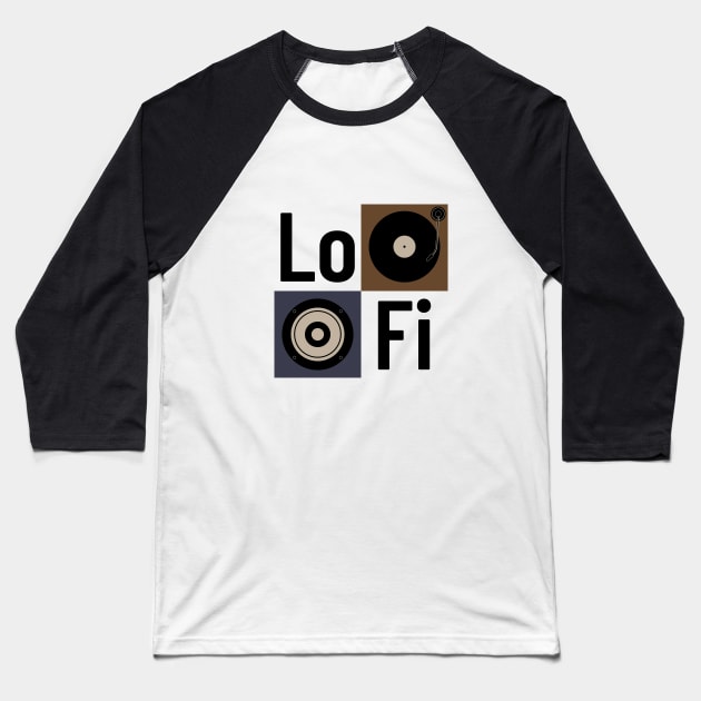 Lo Fi Baseball T-Shirt by SunGraphicsLab